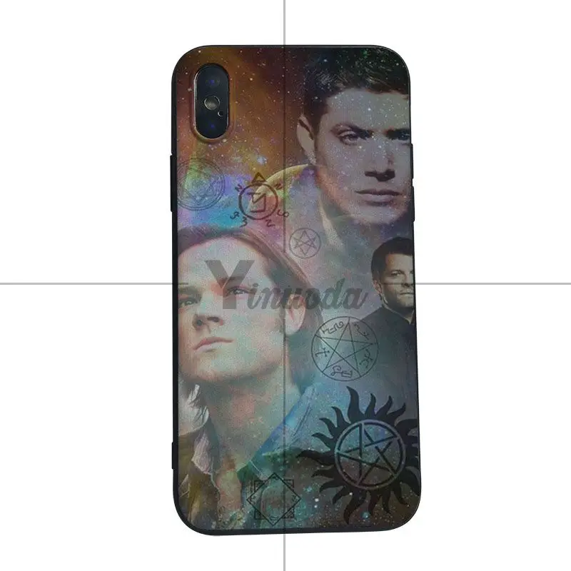 Yinuoda Сверхъестественное SPN Jensen Ackles чехол для телефона для iphone X 8 8plus и 5 5S 6s 6s Plus 7 7plus Чехол для мобильного телефона