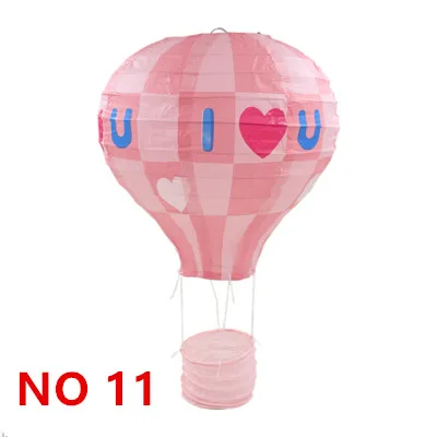 AJP 1 шт., декоративные бумажные фонари на свадьбу, день рождения, воздушный шар на день рождения, для свадьбы, детской комнаты, коридор, Шарм - Цвет: NO 11 pink love
