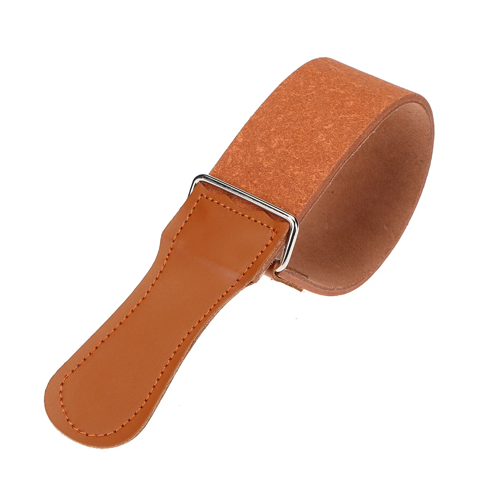 Durable Cowhide Men's Shaving Leather Strap for Barber Straight Razor