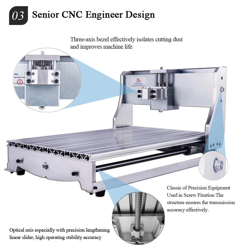 4 алюминиевая ось 6040 CNC рамка Комплект сетка гравировальной машины с 3 шт муфты NEMA 23 57 шаговый двигатель кронштейн