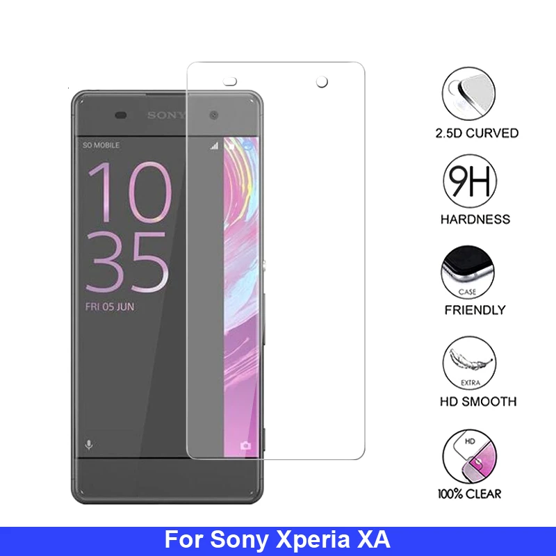 2 шт для Sony XA закаленное стекло Премиум Защитная пленка Xperia F3111 F3113 F3115/XA Dual F3112 F3116 5