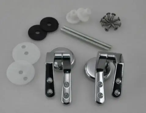 

Thickened cover accessories toilet cover fixed hinge bracket toilet metal hinge with screws
