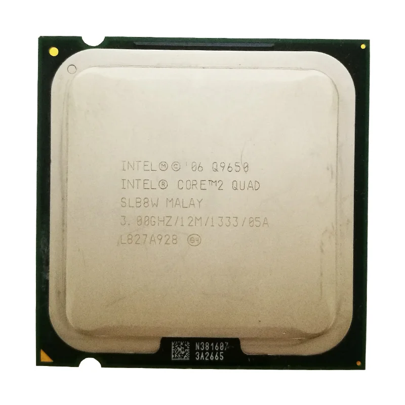 Intel core2 quad q9650/Quad core 3,0 ГГц процессор(3,0 ГГц/12 Мб кэш-памяти/FSB 1333) есть Q9550 LGA775 cpu