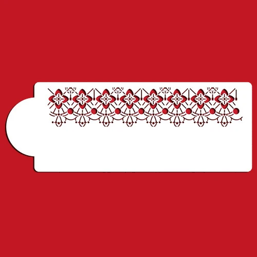 В викторианском стиле крючком Fondant силиконовые формы для выпечки торта трафарет