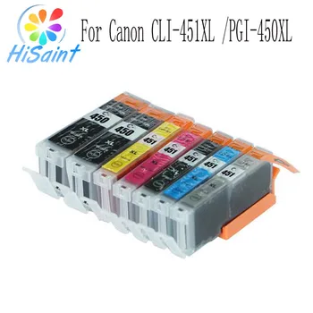 

Hisaint PGI-450XL CLI-451XL Nachfollbare tintenpatrone for Canon PIXMA MG5440 MG6340 IP7240 MX924 MG6440 MG6440