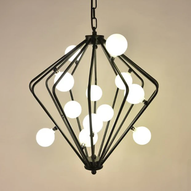 led g4 Nordic Iron Glass Cage LED Lamp LED Light.Pendant Lights.Pendant Lamp.Pendant light For Dinning Room Foyer Restaurant