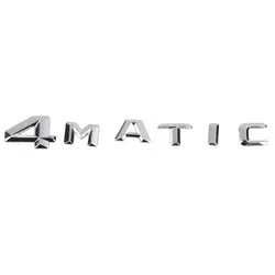 MAYITR Chrome ABS 4 MATIC 4matic логотип эмблема автомобиля Задняя Крышка багажника буквы знак Стикеры наклейка для Mercedes Benz стайлинга автомобилей