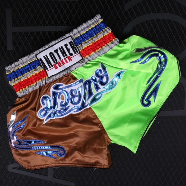 Подходящие по цвету шорты MMA Premium Fight для BJJ, Jiujitsu, WOD, Muay Thai, OCR, Grappling и ударная тренировочная одежда для бокса - Цвет: Style10