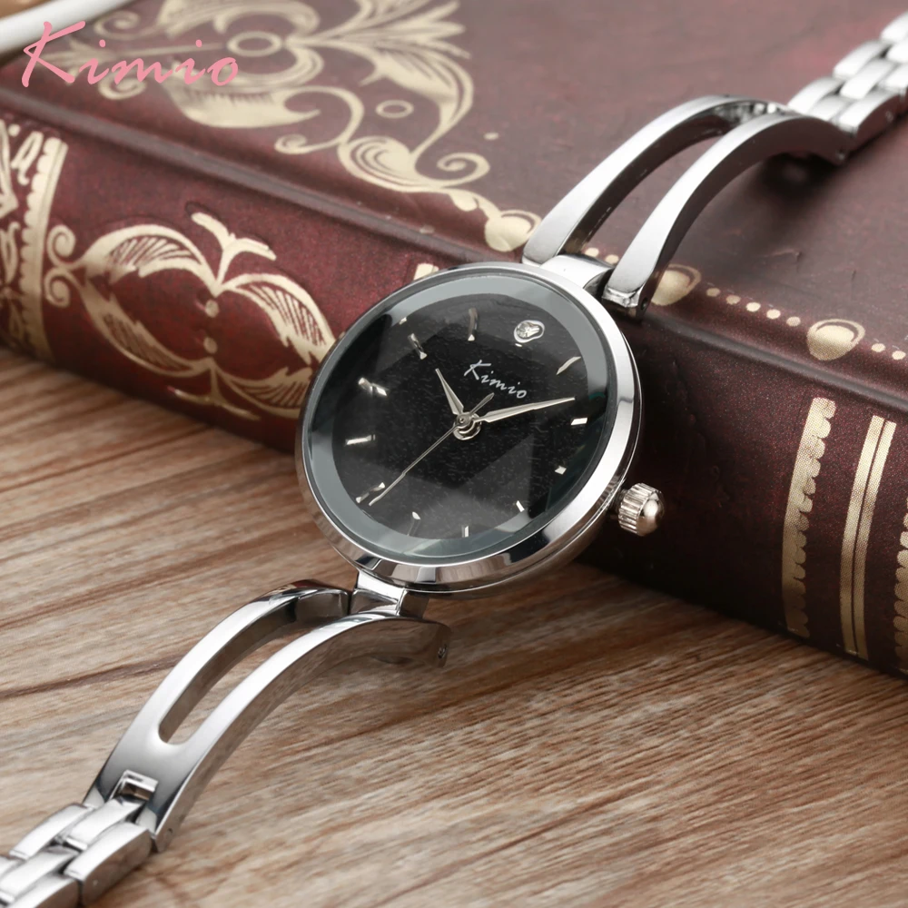 

Kimio Women's Elegant Bracelet Quartz Watch Gold Silver Women Dress Watches Bracelet Ladies Watch relojes mujer Girl Wristwatch