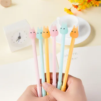 

FreeShipping CreativeKawaii Rabbit GelPen Jelly Color Roller Ball Pen Gift for Children School Suppliers Novelty Stationery