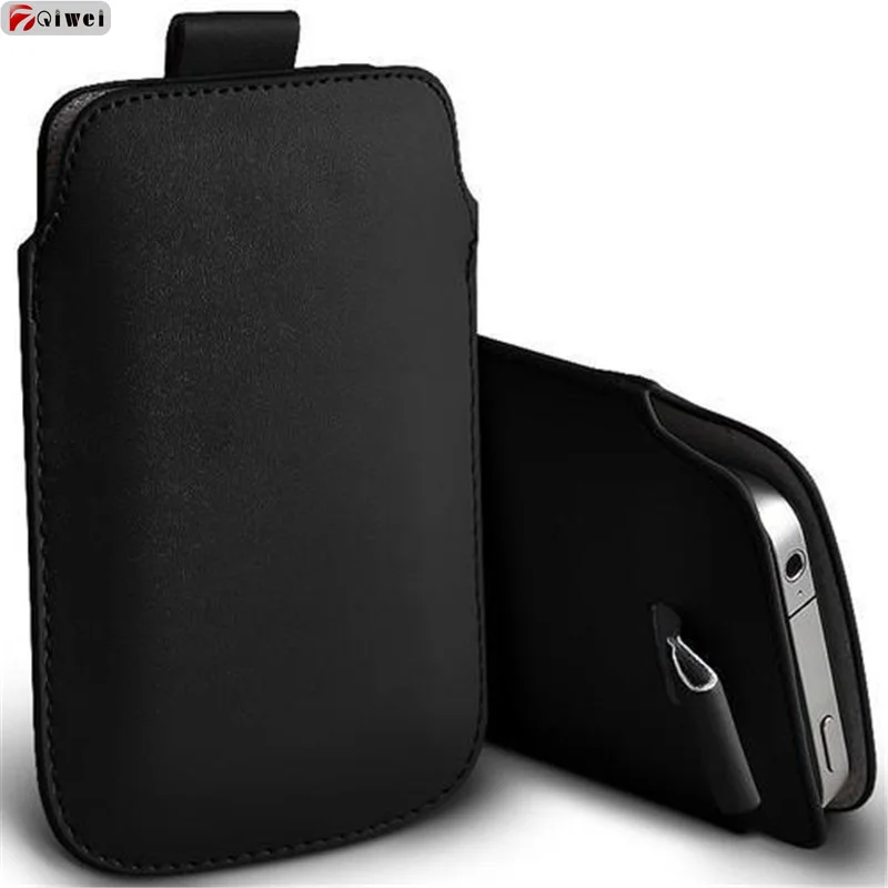 For iphone 7 Case Pocket Rope Holster Pull Tab Sleeve Pouch Case Cover For iphone 7 8 Plus X 5 SE 6 6S Leather Capa For iphone 6