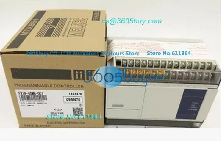 

fx1n-40mt-d AC85~264V Transistor Input PLC Programmable logic controller