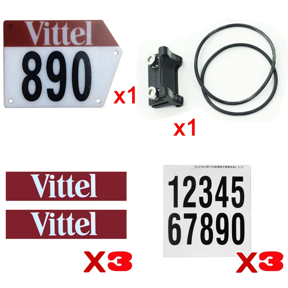 Bicycle Racing Number Plate Mount Road Bike Triathlon Card Bracket fit Flat Aero Seatpost Vittel Decals bicycle accessories,bike accessories,bike number plate holder