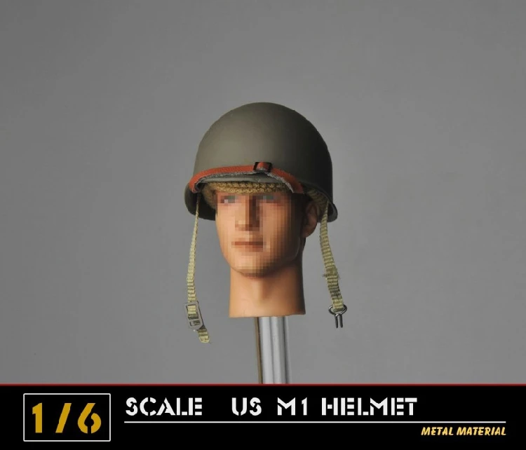 

1/6 World war ii, U.S. M1 Metal helmet (no internal helmets) Presented a line hat Model For 12''Soldier Action Figure