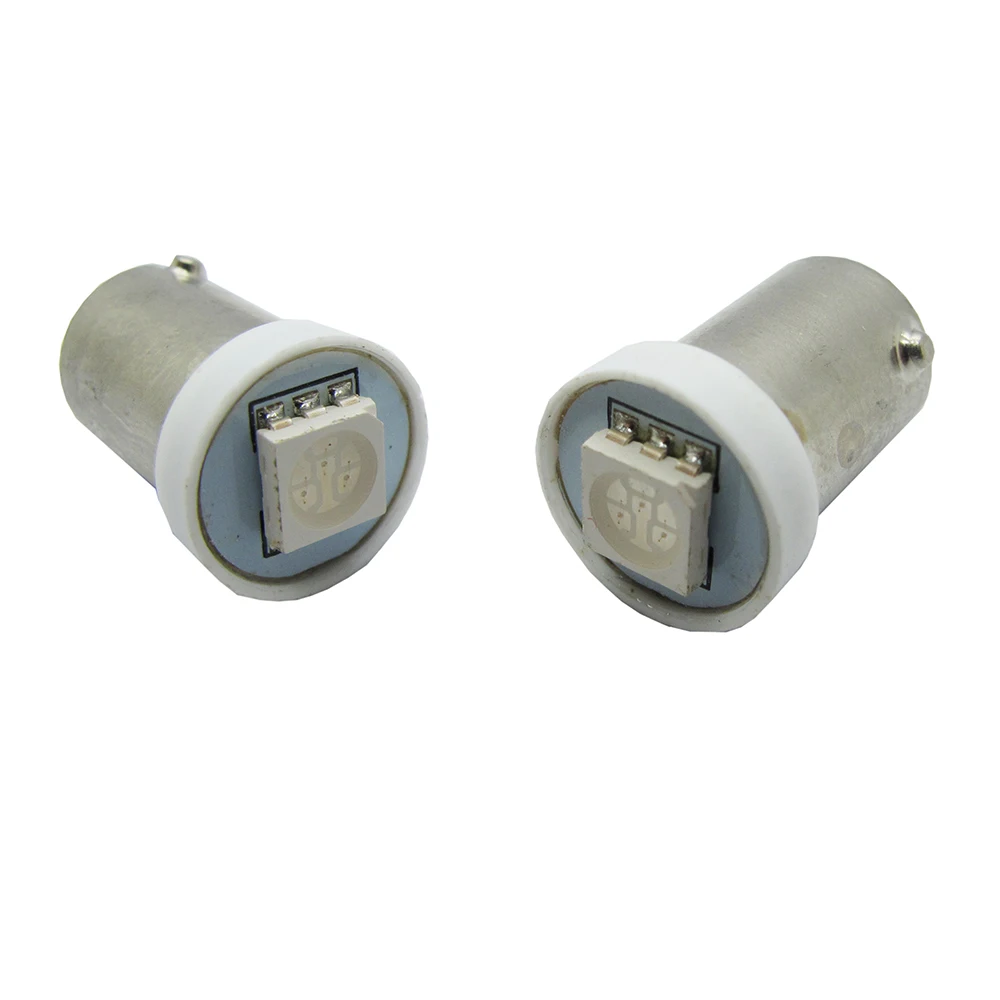 100x #1893 #44 #47 #1847 BA9S 1 SMD Светодиодная лампа для пинбола цветная 6 3 В защита от