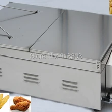 Commercila Применение 25L 220 В Электрический жареная курица картофель фри Торнадо картофеля Чуррос фритюрница с сертификатом CE