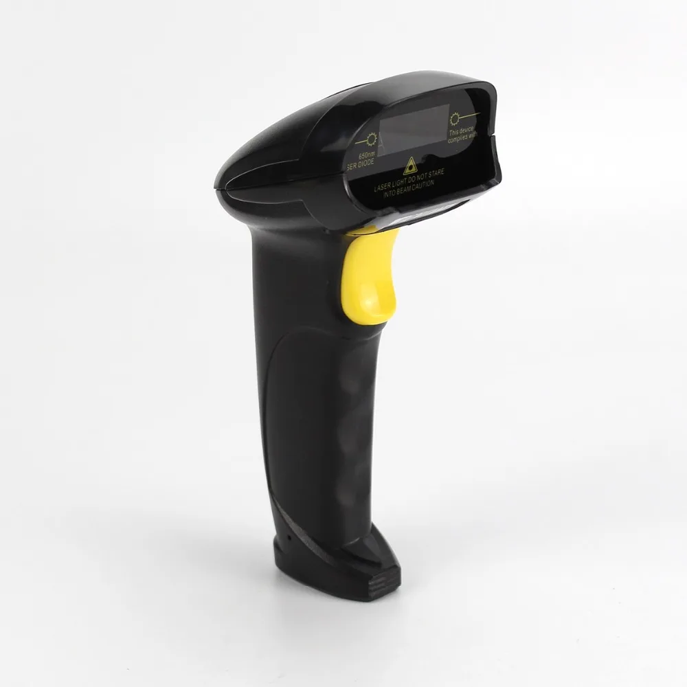 Portable Black Handheld USB Laser Barcode Code Scan Reader Scanner High