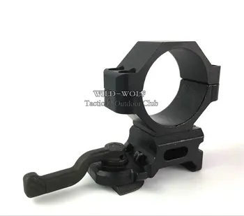

1pair 30mm Ring Scope QD Quick Release Mount Lever Lock Tactical High Profile 20mm Rail Weaver Mounts Hunting Accessories