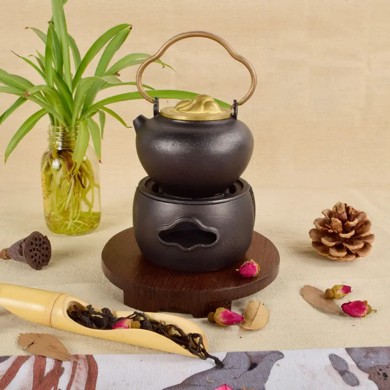 Portable Outdoor Camping Incorporated Survival Tea Pot Water Iron