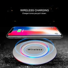 NTSPACE Qi Беспроводной Зарядное устройство для iPhone X 8 плюс Смарт зарядного устройства для Xiaomi huawei samsung S9 S8 S7 S6 USB Беспроводной Зарядное устройство