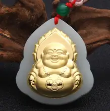 Buddha Jade Pendant Unisex 2018 New Top Quality Fo Jade For Men Women Pendants Jewelry Fine Necklaces Good Luck Gift Buddha Jade Pendant Unisex 2018 New Top Quality Fo Jade For Men Women Pendants Jewelry Fine Necklaces Good Luck Gift