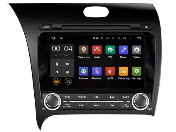 Discount Android 8.1.0 2GB ram car dvd Audio player FOR KIA K3/FORTE/CERATO 2013 2014 auto headunit autoradio stereo bluetooth NAVI GPS 2