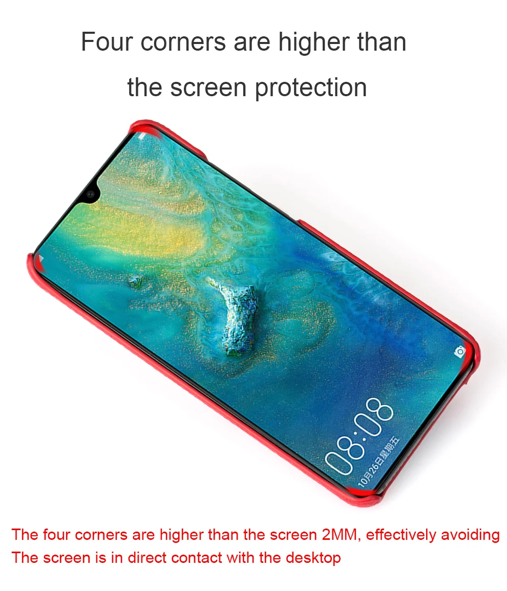 Чехол для телефона из натуральной кожи для huawei p30 p20 Pro, чехлы для huawei mate 20 p30 pro, чехол из воловьей кожи, чехол s для Honor 8X