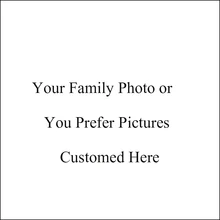 Desinteresadamente tu lienzo personalizado pintura arte cartel impresiones para sala de estar, dormitorio tu foto familiar impresión personalizada sin marco(China)