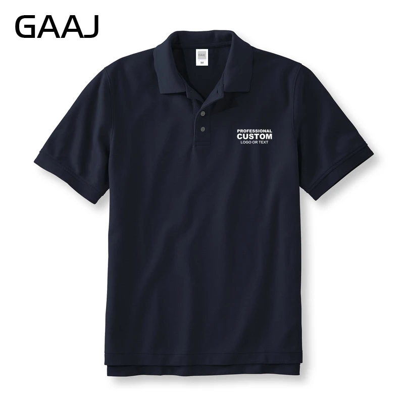 Рубашка поло GAAJ 3XL 100% хлопок с вышивкой|polo shirt brand men|polo menpolo men |