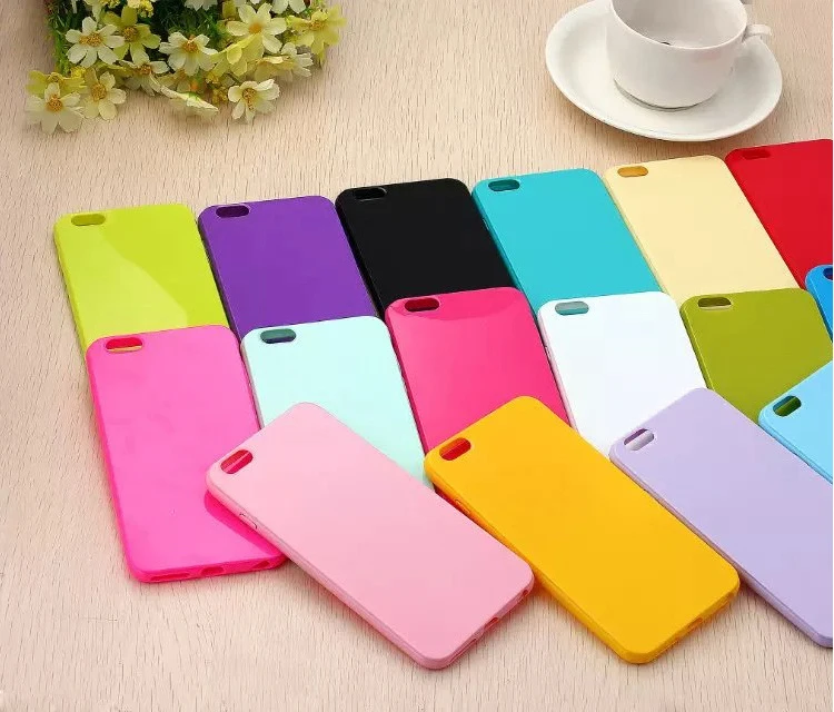 16 Colors Fashion Case For Coque IPhone 6 Case Soft TPU Silicone Carcasa Candy Color Funda
