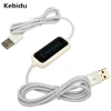 Kebidu-venta al por mayor de PC USB a PC, enlace de sincronización para compartir en línea, puente de transferencia de datos directa, copia fácil entre 2 cables LED de computadora ► Foto 1/6
