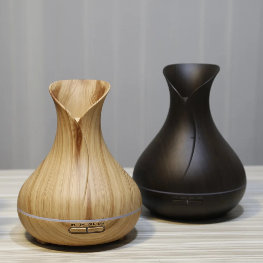 

VVPEC 400ml wood grain essential oil diffuser aroma diffuser aromatherapy diffuser mist maker for home office
