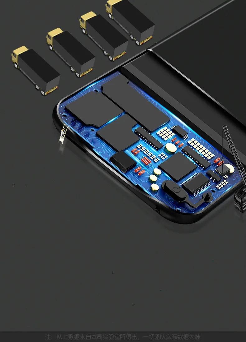 Внешний портативный чехол Extpower для зарядки аккумуляторов Xiaomi Redmi Note7Pro зарядное