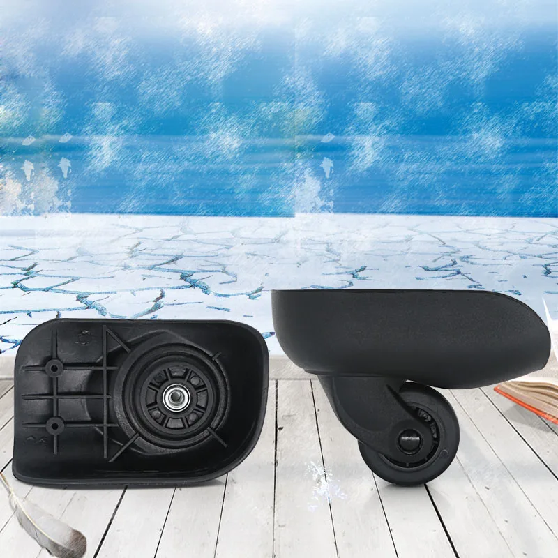 1pair Replacement Wheels For Suitcases Trolley Case Luggage Wheel