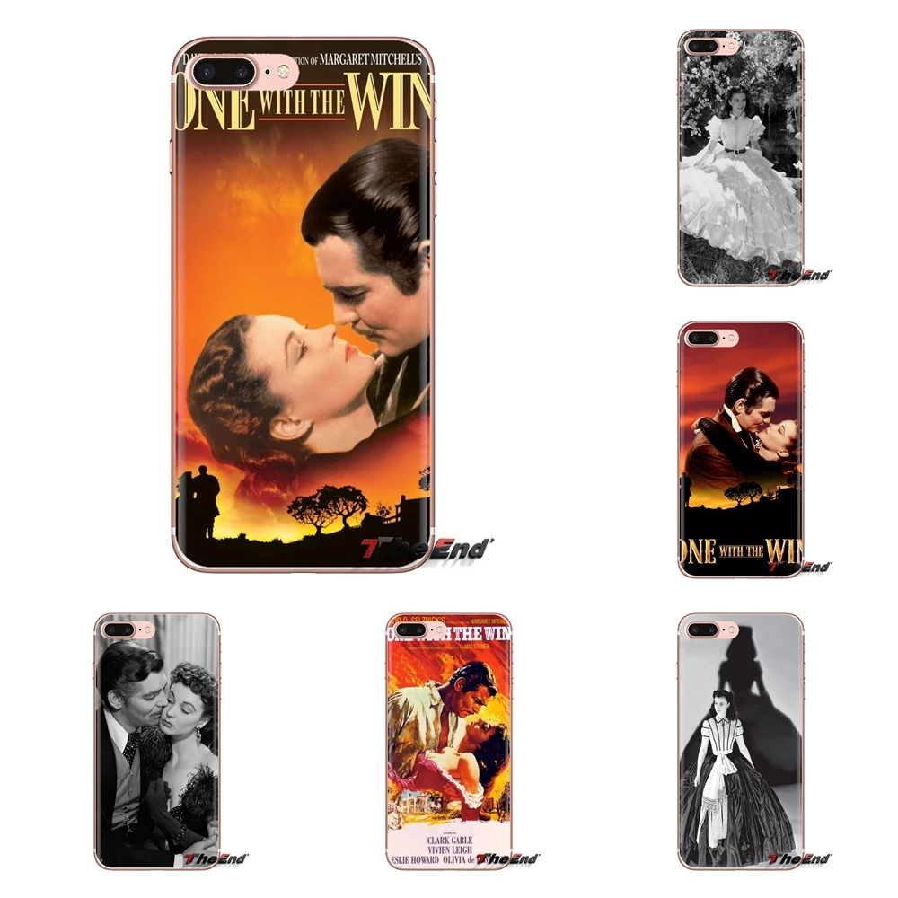 Soft Transparent Cases Covers Gone With the Wind For Samsung Galaxy S3 S4 S5 Mini S6 S7 Edge S8 S9 S10 Plus Note 3 4 5 8 9 |