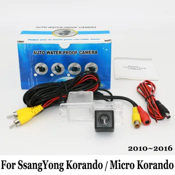 

For SsangYong Korando / Micro Korando 2010~2016 / RCA AUX Wire Or Wireless HD Wide Lens Angle CCD Night Vision Rear View Camera