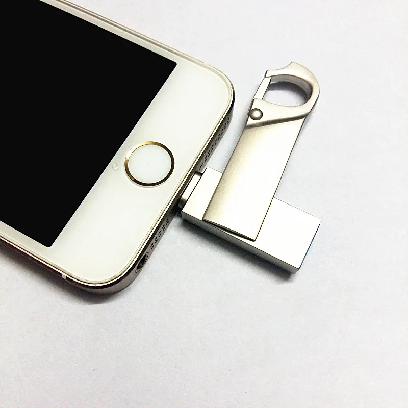 Достаточно i Flash Drive 32 Гб 64 микро Usb флеш накопитель Lightning/Otg флэш для iPhone 7/6 Plus/ipad/iphone