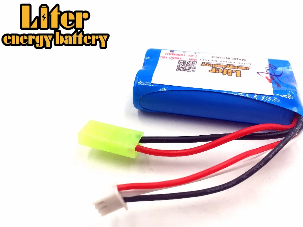 7,4 V 1800mah 15c 18650 литиевый блок питания 1800Mah аккумулятор для вертолета дистанционного управления