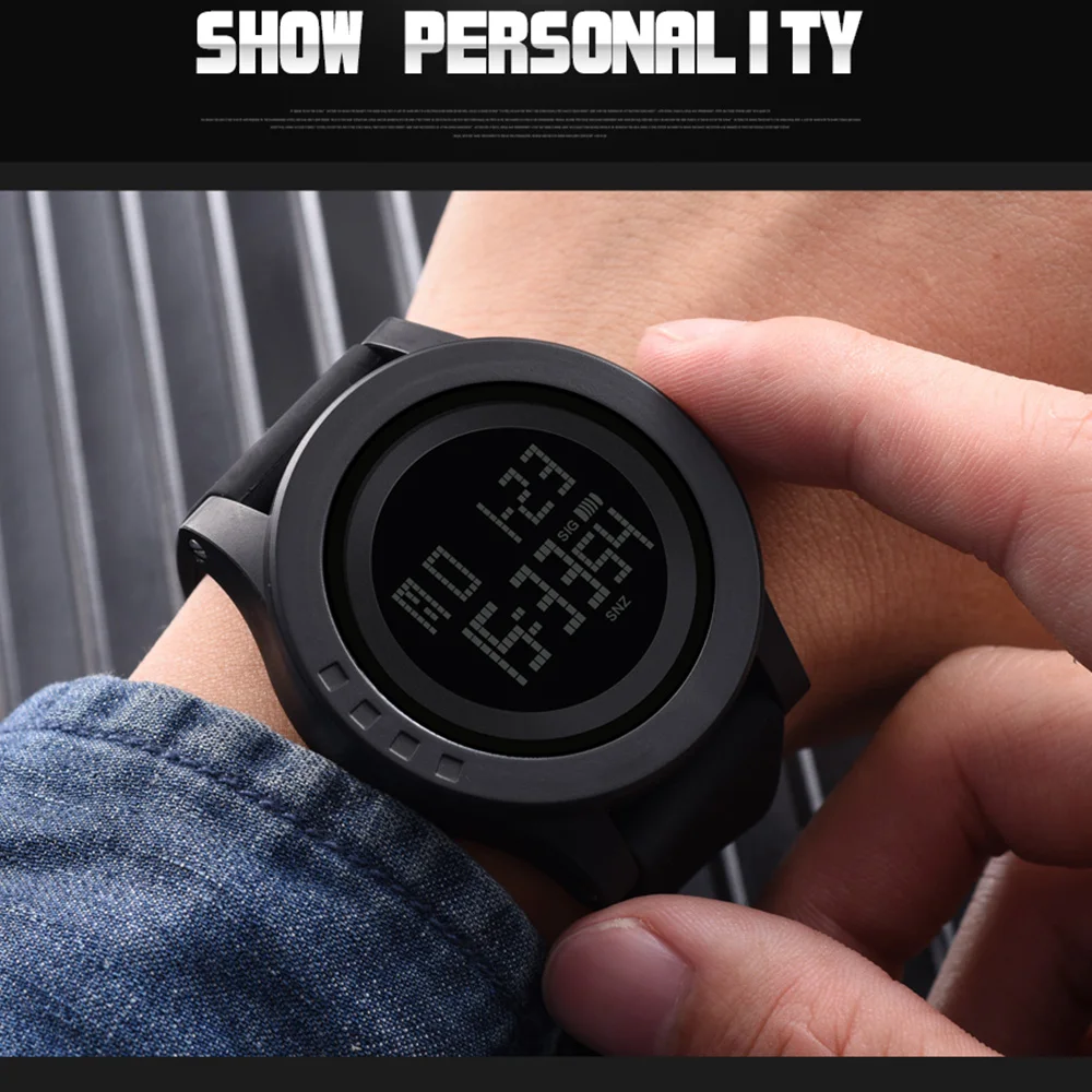 

PANARS Men's Digital Watches Fahion Sports Fitness Waterproof Wrist Watch Top Brand Luxury Male Clock Relogio Masculino