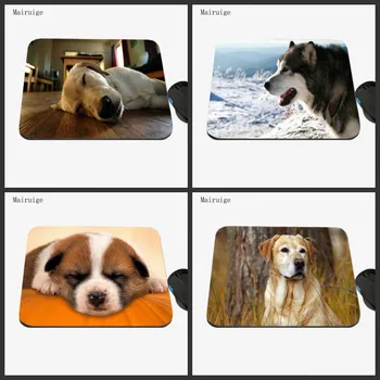 

Mairuige Husky Dogs Best Game Custom Mousepads DIY Rubber Pad Computer animals mat 18*22cm and 25*29cm Rectangle Mousemats