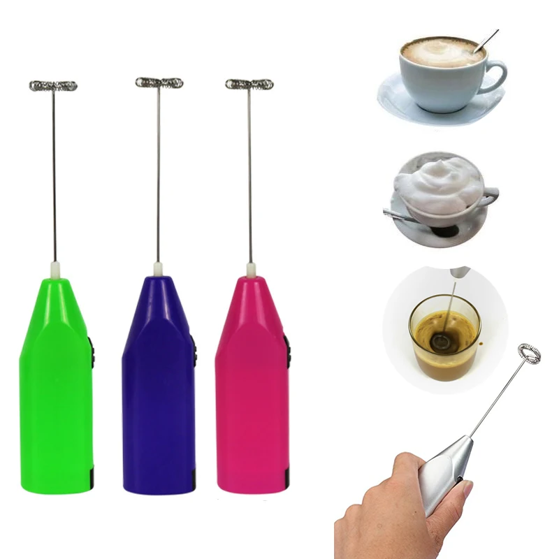 Electric Mini Mixer Frother Milk Whisk For Whipping Cooking Hand Hold  Whisker Coffee Egg Milk Ice Cream Multi-Function Whisk