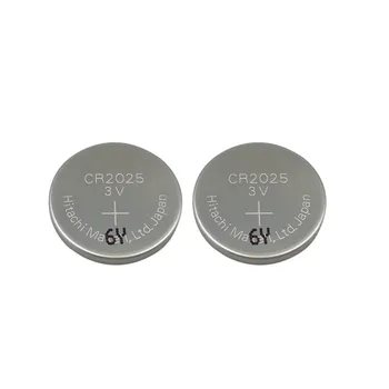 

2pcs/lot genuine battery CR2025 3V battery CR2025 button battery remote control battery Free Shipping