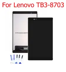 STARDE Замена ЖК-дисплей для lenovo TB3-8703 ЖК-дисплей сенсорный экран панель дигитайзер сборка черный цвет с бесплатными инструментами черный