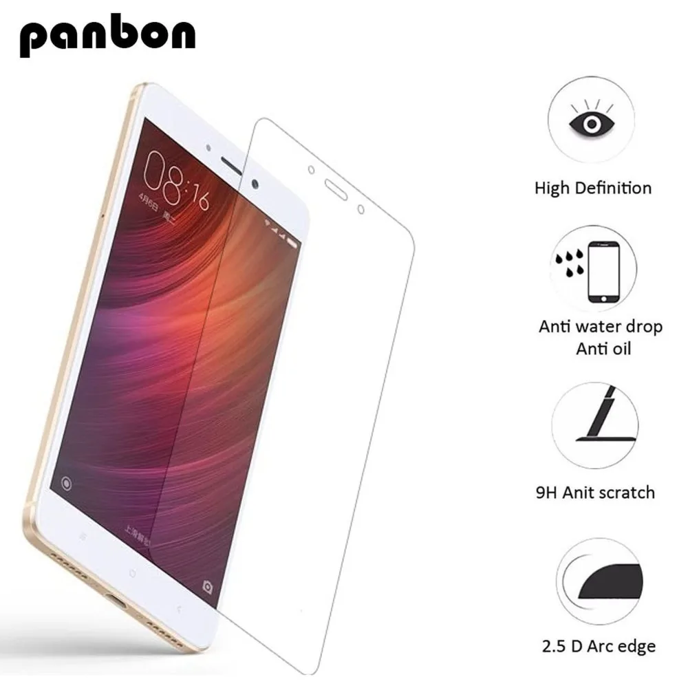 

Panbon Tempered Glass For Redmi Note 4 Chinese Version Screen Protector Toughened protective film For Redmi Note 4 Global Glass