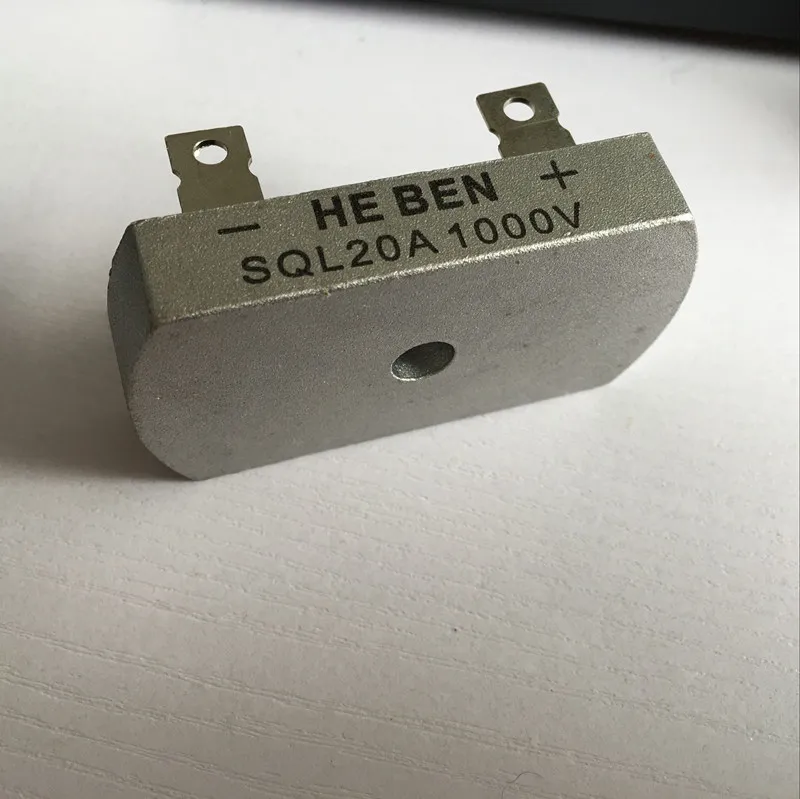 Трехфазный выпрямитель моста SQL20A 1000 В металлический для чехла 32*60 мм 1