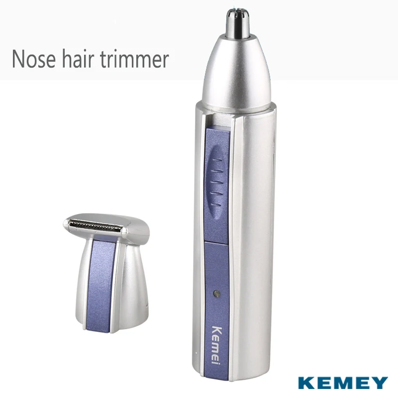 

Kemei Rechargeable Multifunction 2 in 1 Portable Mini Electric Nose Ear Hair Trimmer for men face care hair shaver machine