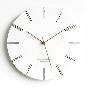 

Simple Nordic Wall Clock Wall Watches Wall Digital Modern Guess Women Design Home Decor Silent Creative Watch Mechanism 50Q280