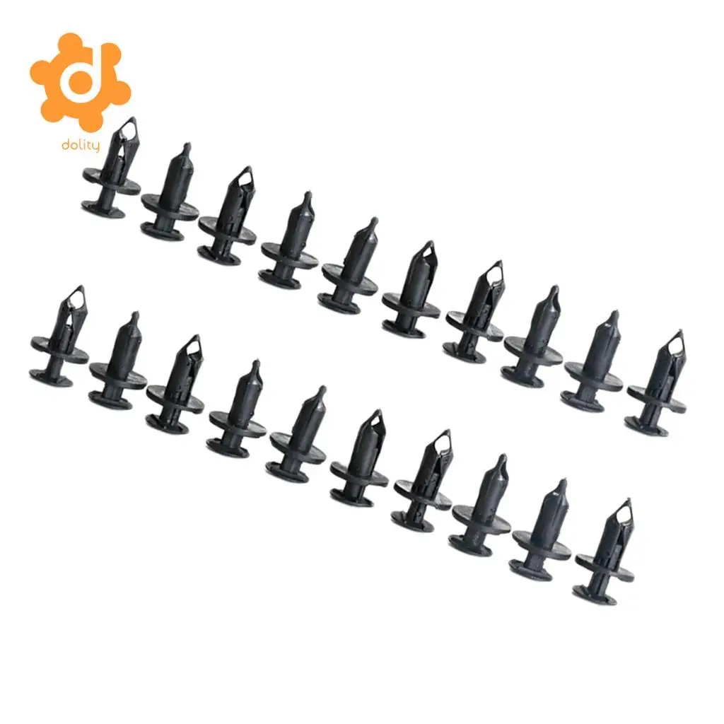 20Pcs Car Bumper Fastener Buckle Clamp 8mm Rivet Clips for Jeep Wrangler