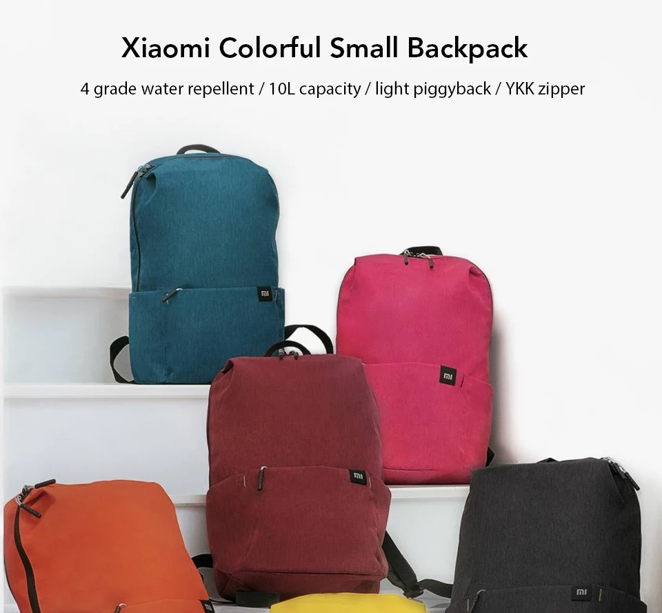 Рюкзак Xiaomi mijia 10L, сумка для спорта и отдыха, нагрудный рюкзак, сумка-светильник, небольшой размер, рюкзак унисекс