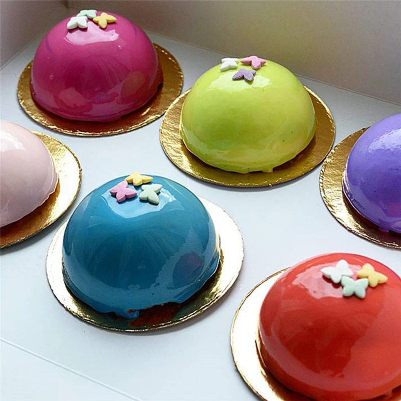 

TTLIFE 2018 New Fifteen Hemispheres Cake Mold For Baking Mousse Cake Mold Bakeware Silicone Form Bakery Silicone Mold Cake Tools